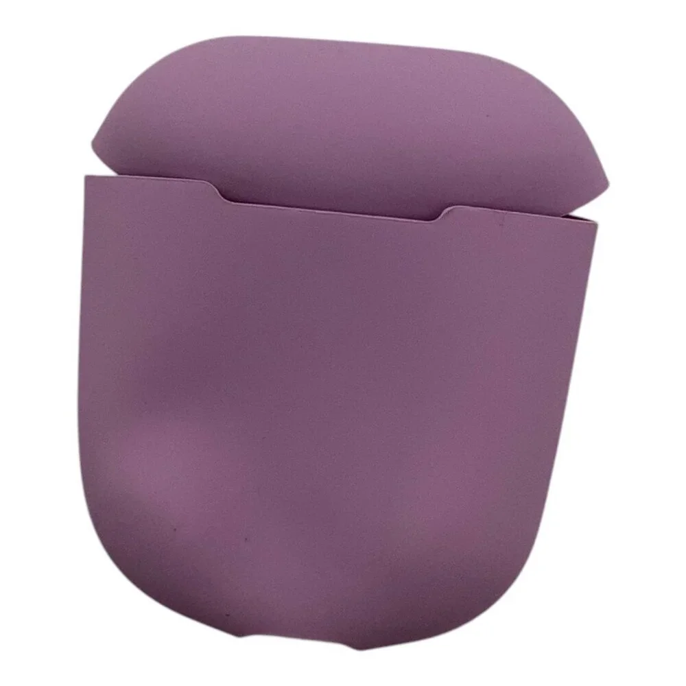 Silicone Protective AirPods Case‎ For 1&2 Models Pink or Purple